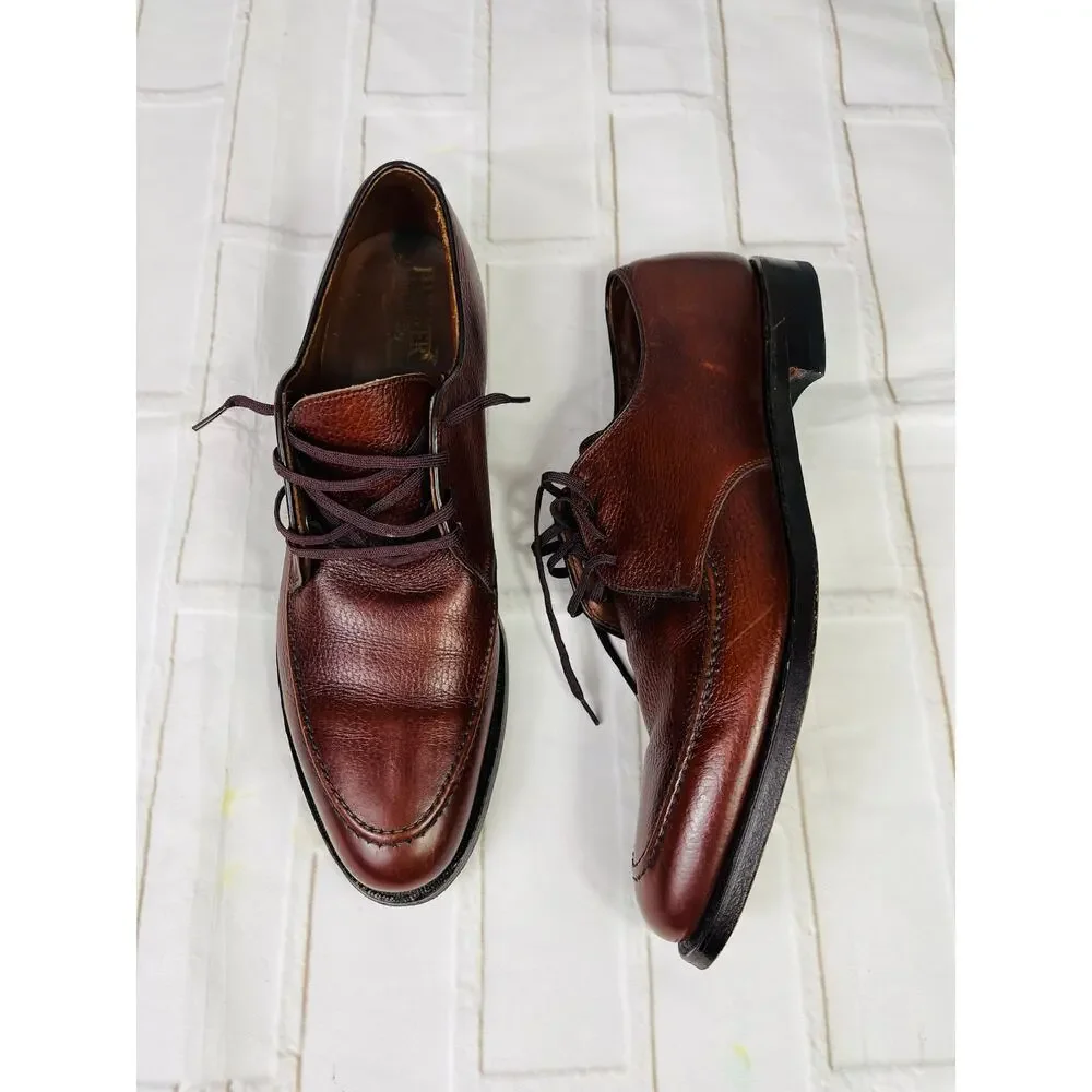 NEW Hanover men's brown leather dress shoes sz 11AAA
